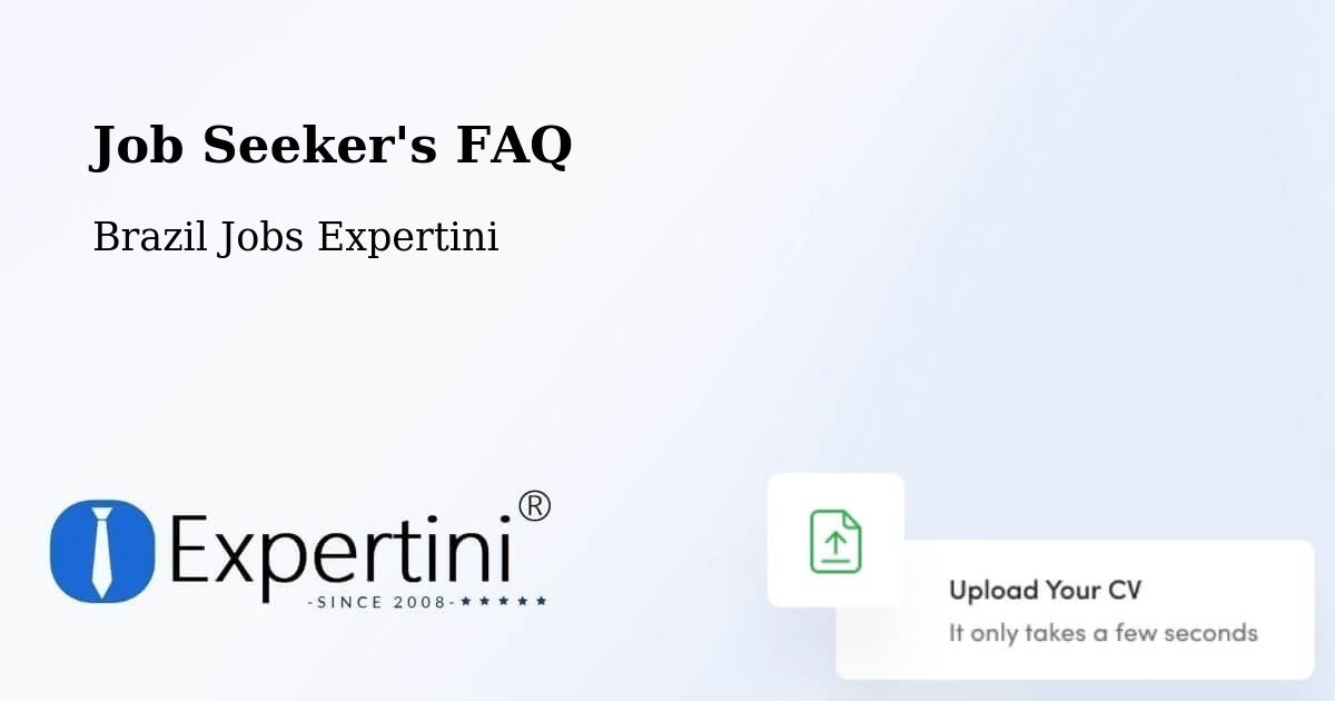 Job Seeker FAQ – Cabedelo - Brazil Jobs Expertini